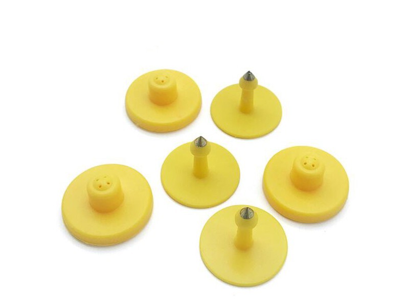 RFID家畜管理追蹤標(biāo)簽 無(wú)源圓形動(dòng)物耳標(biāo)